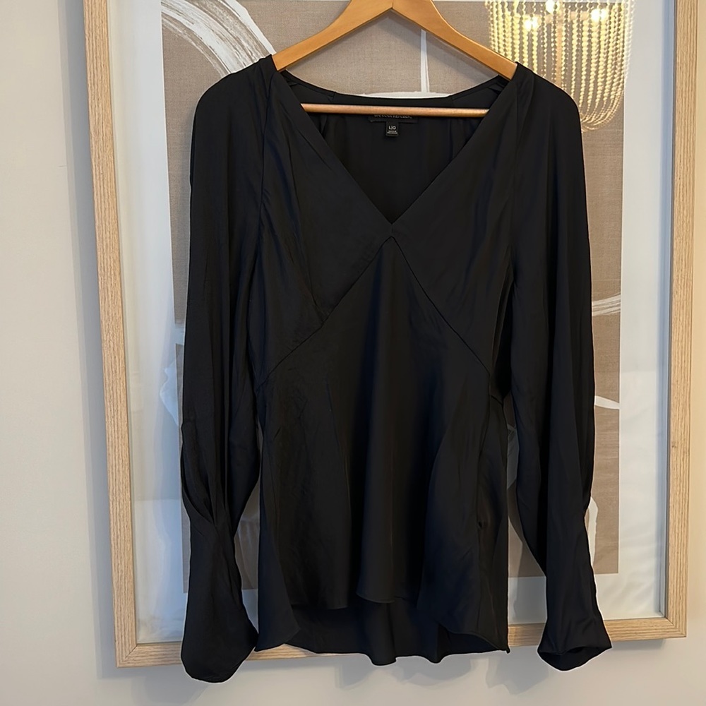 BANANA  REPUBLIC black blouse